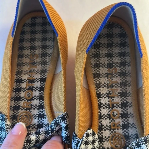 Rothy’s The Mary Jane in Golden Gingham size 7 - Picture 6 of 6